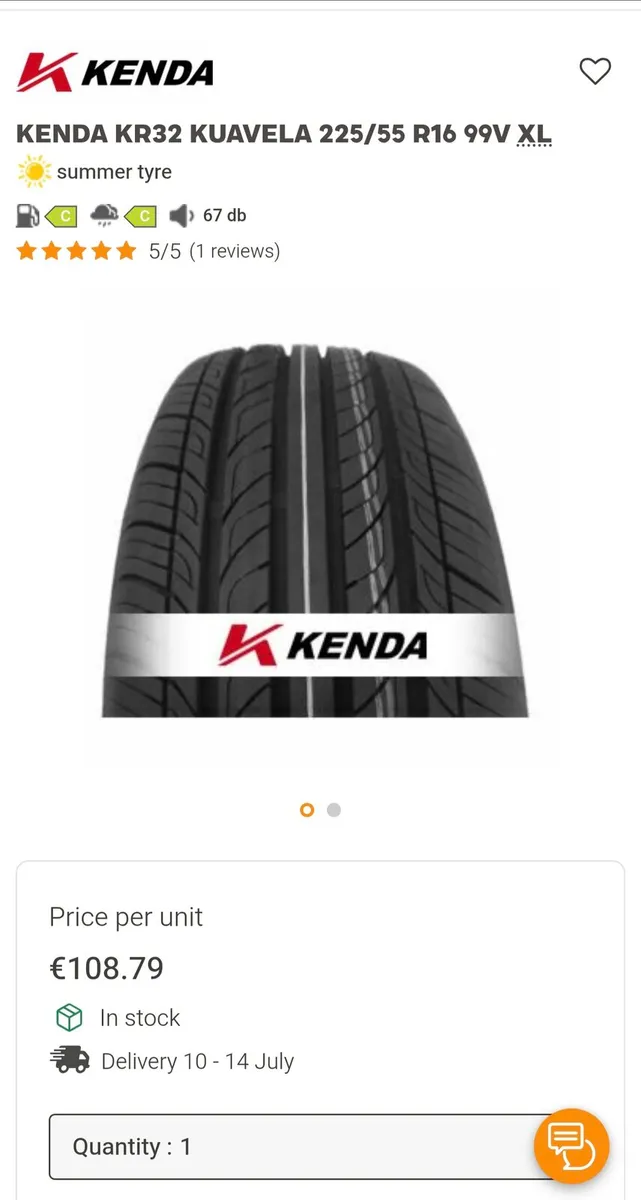 Tyres 215 /55 /16 - Image 2