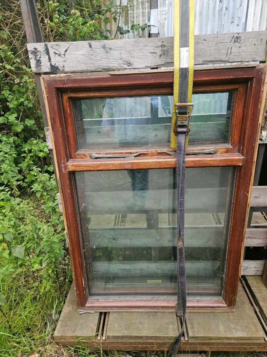 Teak windows