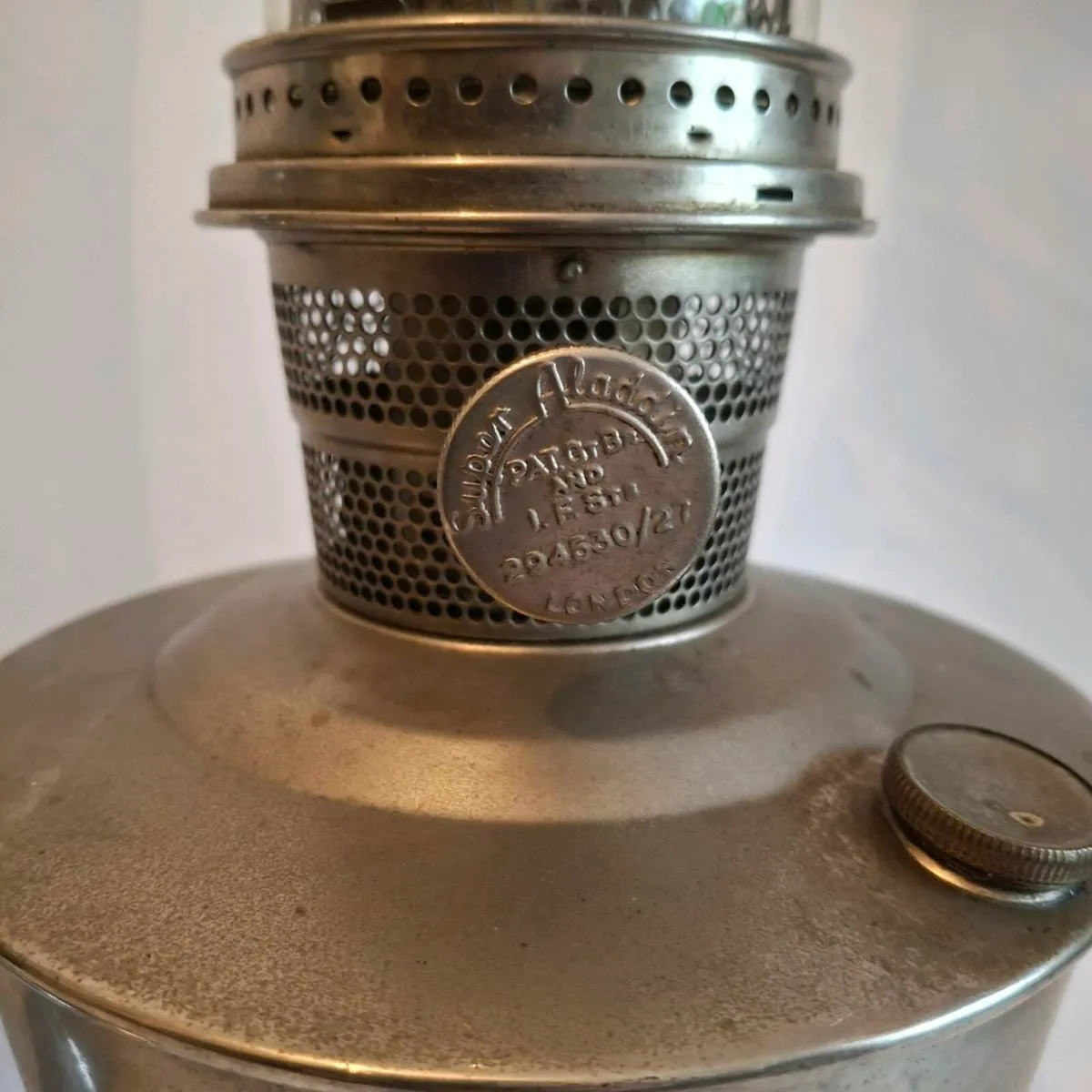 Pair of Super Aladdin Nickel Oil Lamps - Image 3