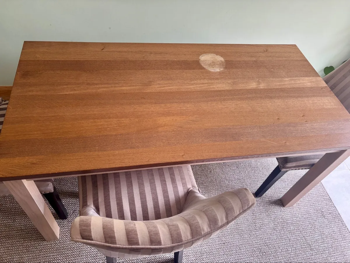 Dining table and  6 chairs - Image 2