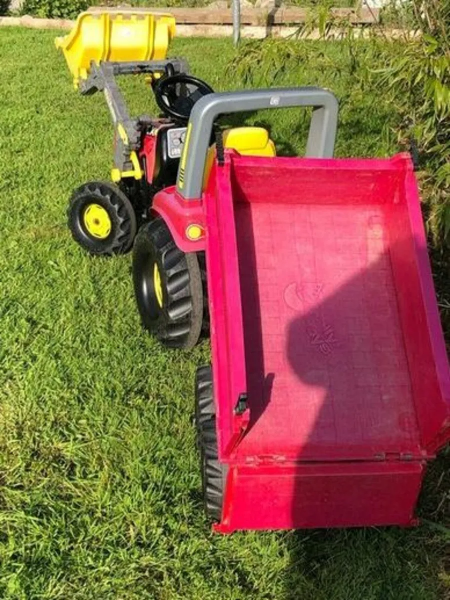 Rolly XTrac Pedal Tractor and Trailer - Image 4