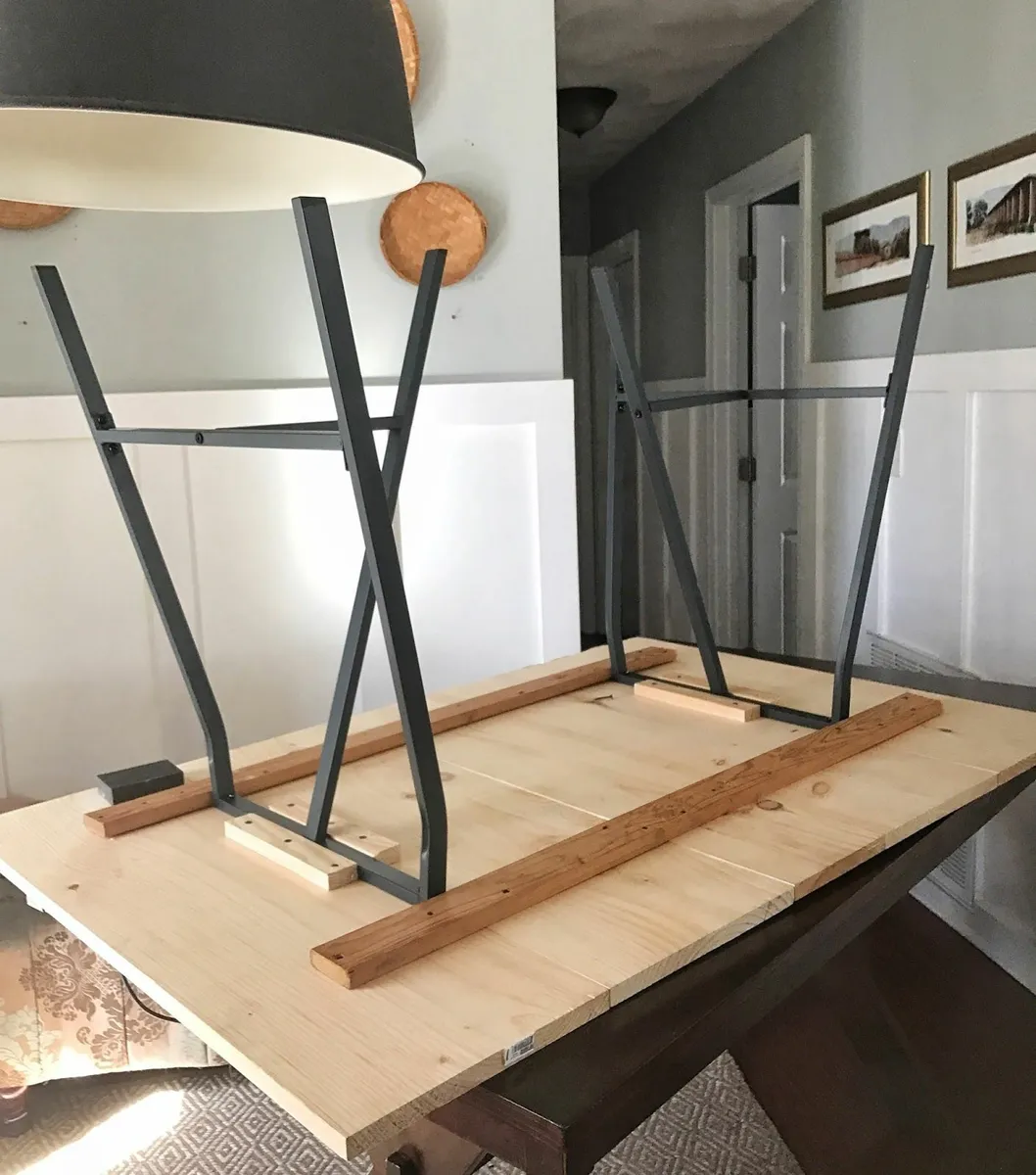 IKEA LERERG TRESTLE DESK LEGS, A SET OF 2 - Image 4