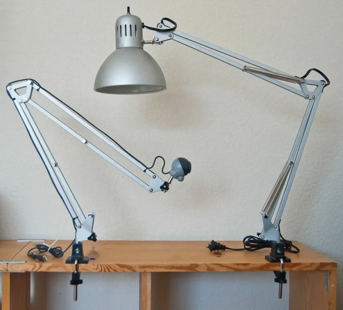 IKEA TERTIAL DESK/BEDSIDE/WALL LAMP - SILVER GREY - Image 3