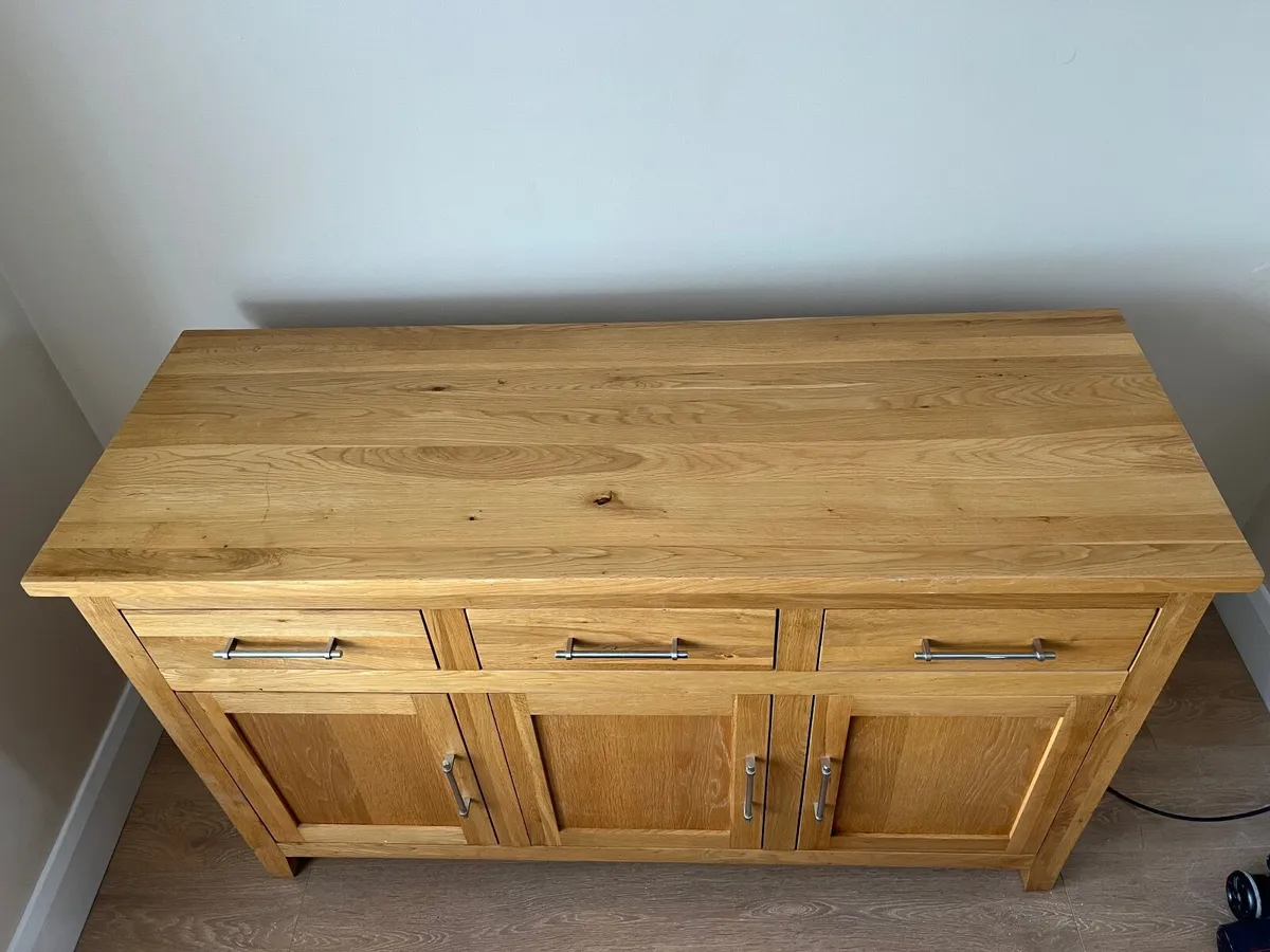 Solid Oak Sideboard - Image 1