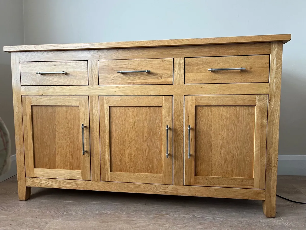 Solid Oak Sideboard - Image 2