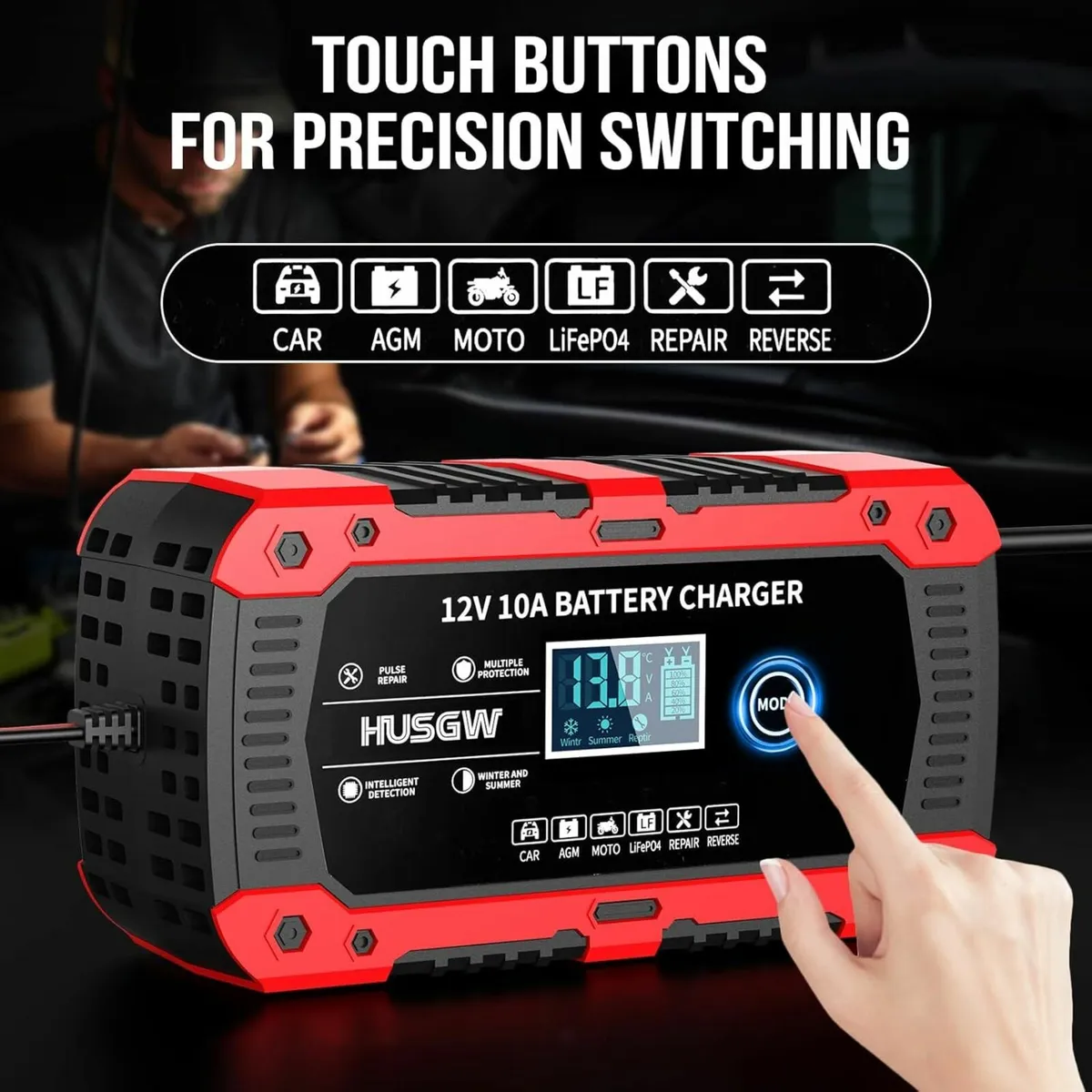 Car Battery Charger 10A/12V. - Image 1