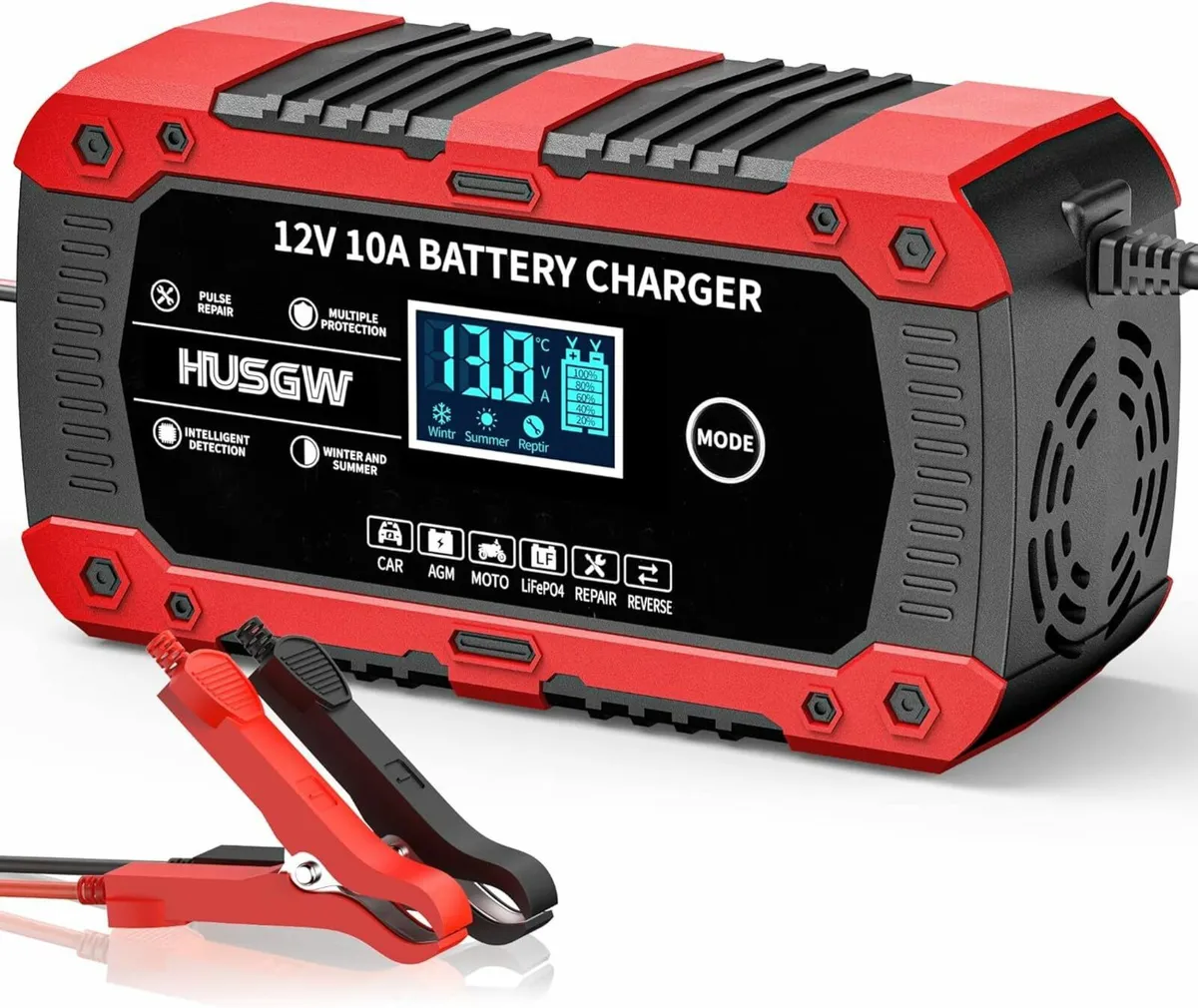 Car Battery Charger 10A/12V. - Image 2