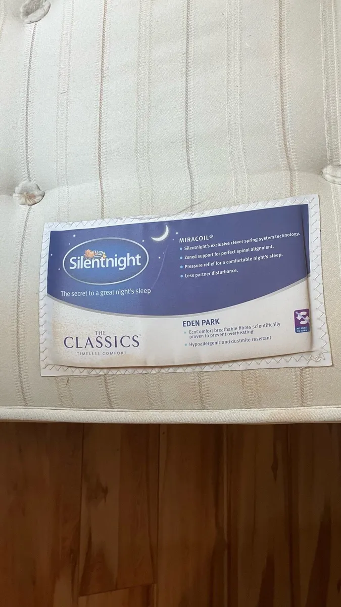 4ft 6 mattress good condition - Image 3