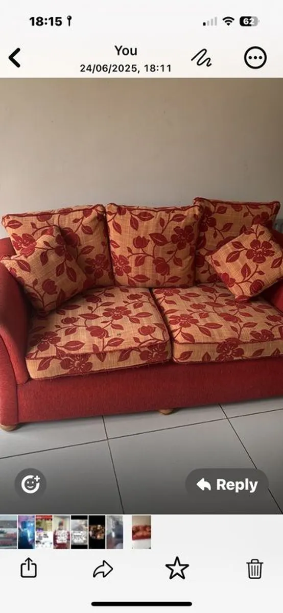 two seater couch - Image 1