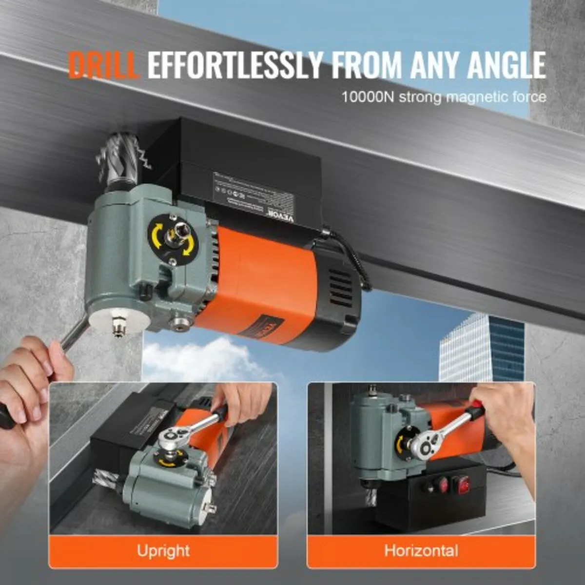 Magnetic Drill Press 1300W Low Profile Mag Drill L - Image 2