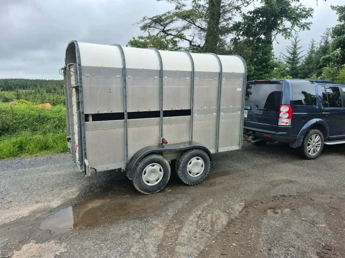 Hudson 10x5 cattle  sheep trailer - Image 1