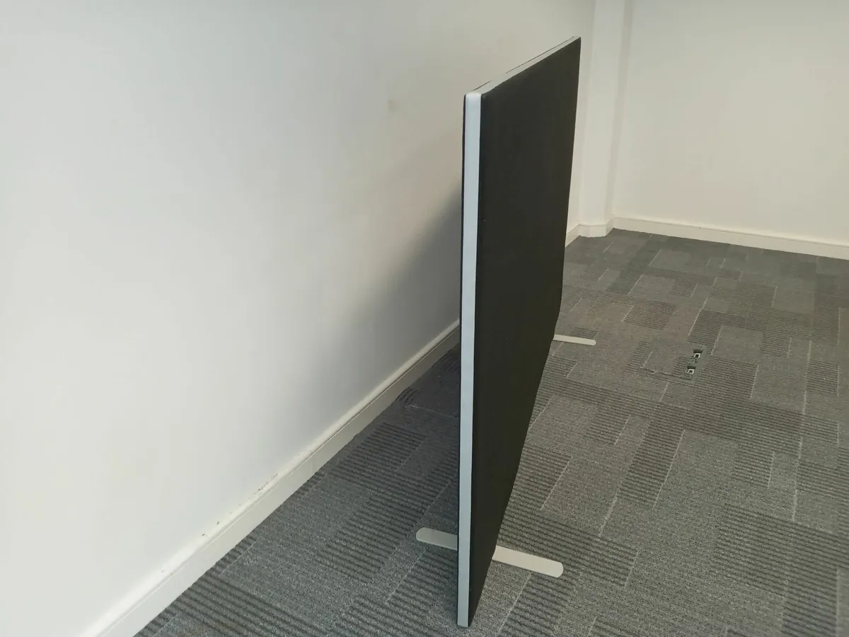 Delivery - 5 x Office Desk Dividers Black - Image 4