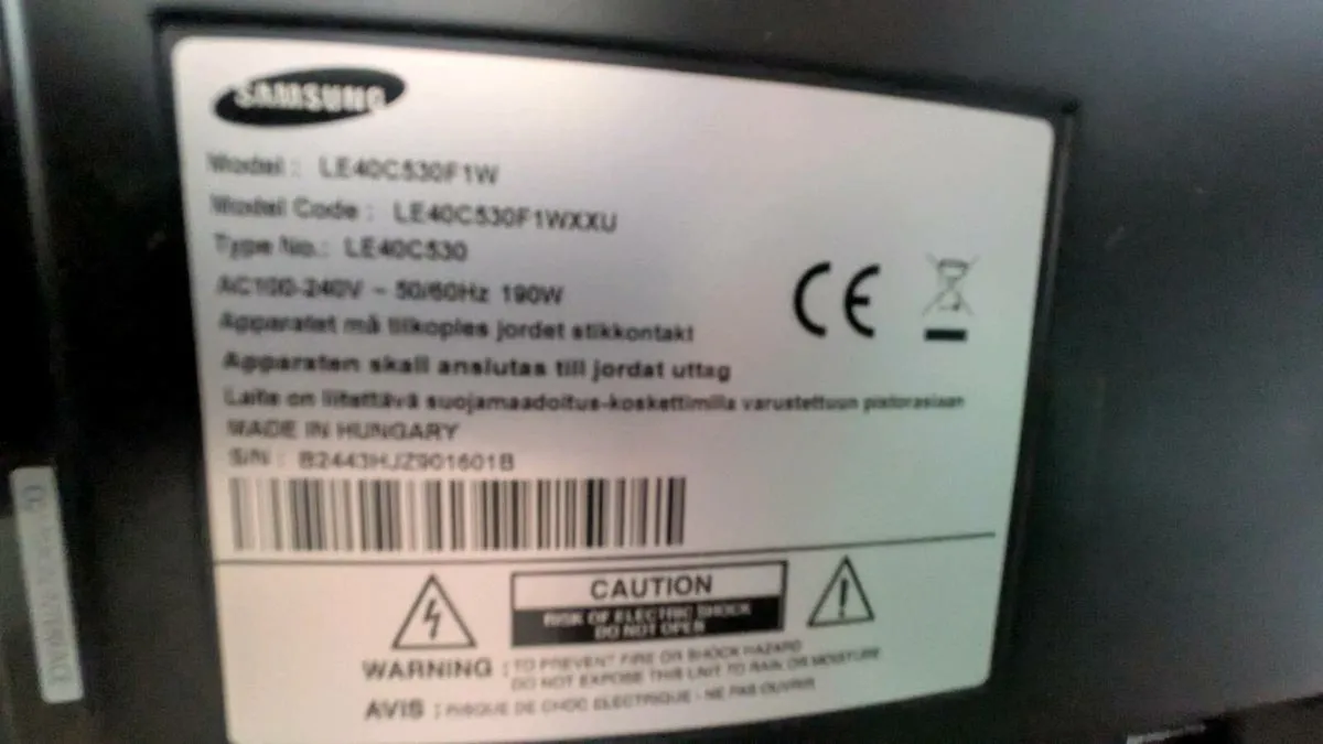 Samsung 40 inch. - Image 4