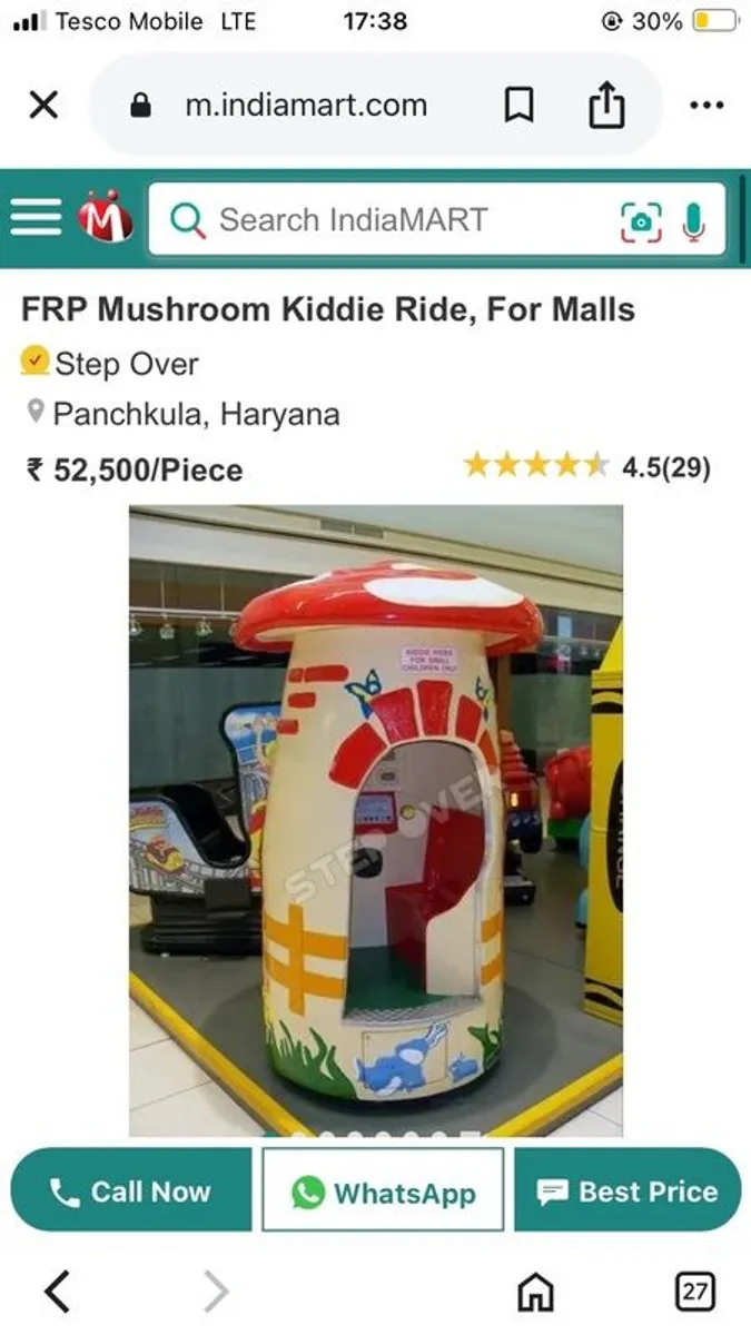 Mushroom Kiddies Arcade/Amusement Ride!! - Image 1