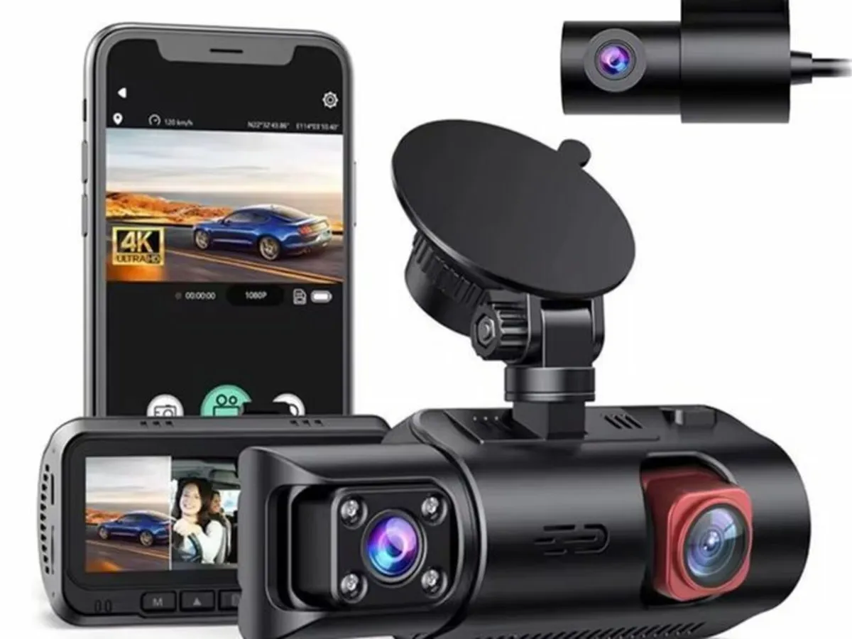 3 Lens 4K Dash Cam. - Image 1