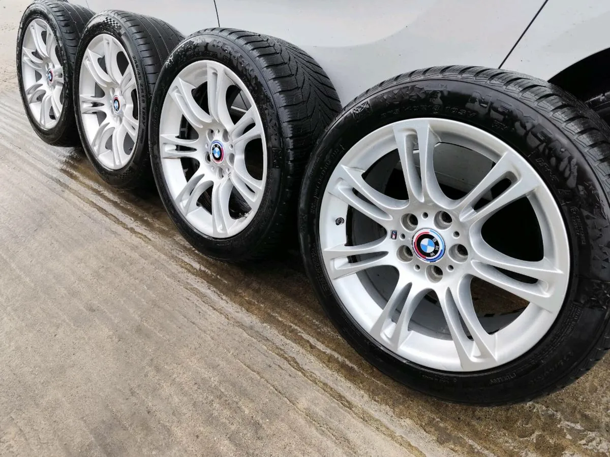 18" BMW 5 series M sport alloy wheels - Image 1