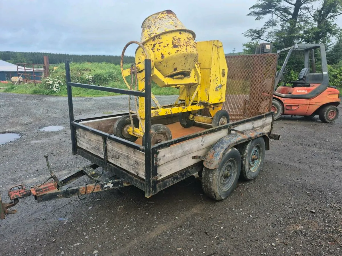 Builders trailer 8x5 steel floor - Image 1