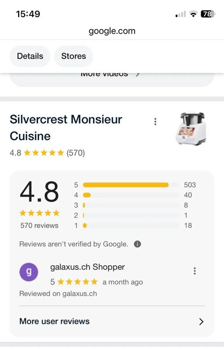 Silvercrest Monsieur Cuisine Smart - brand new - Image 4