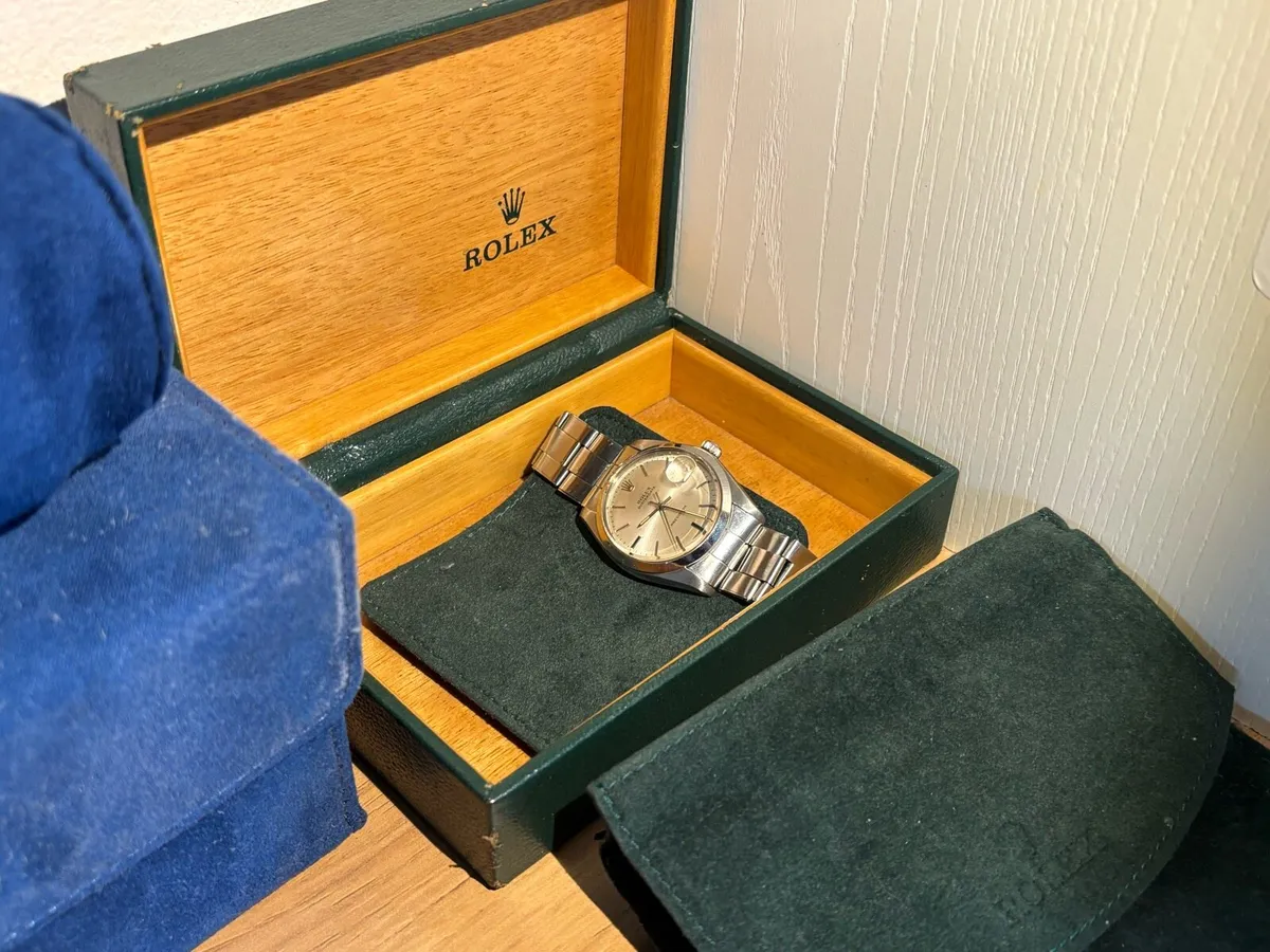 Men’s 1969 Rolex Oysterdate Gilt Dial - Image 1