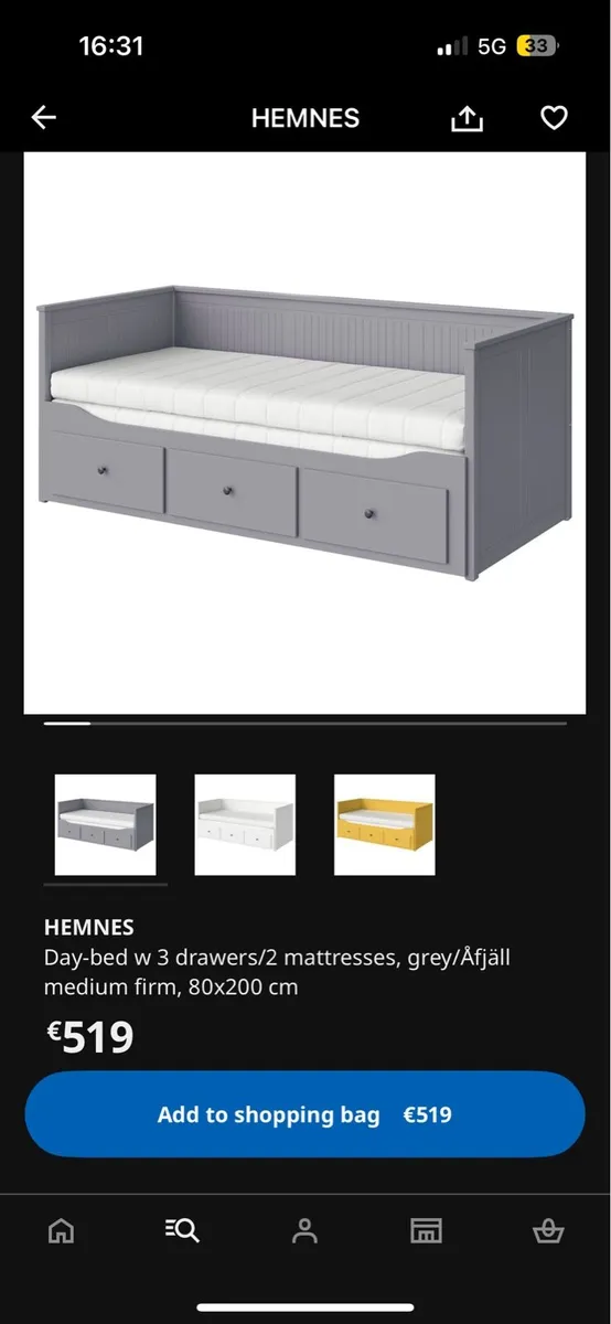 Ikea Hemnes Bed - Image 2