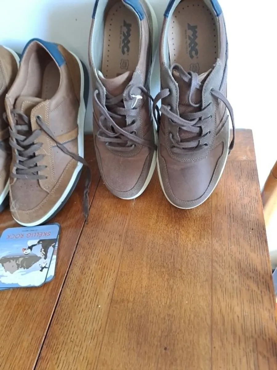 Two pairs of Ecco shoes as New - Image 1