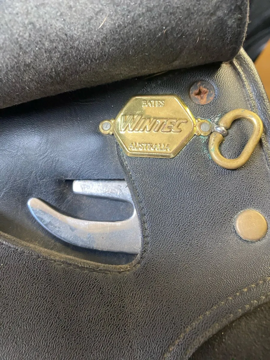 15” Wintec black adjustable saddle - Image 2