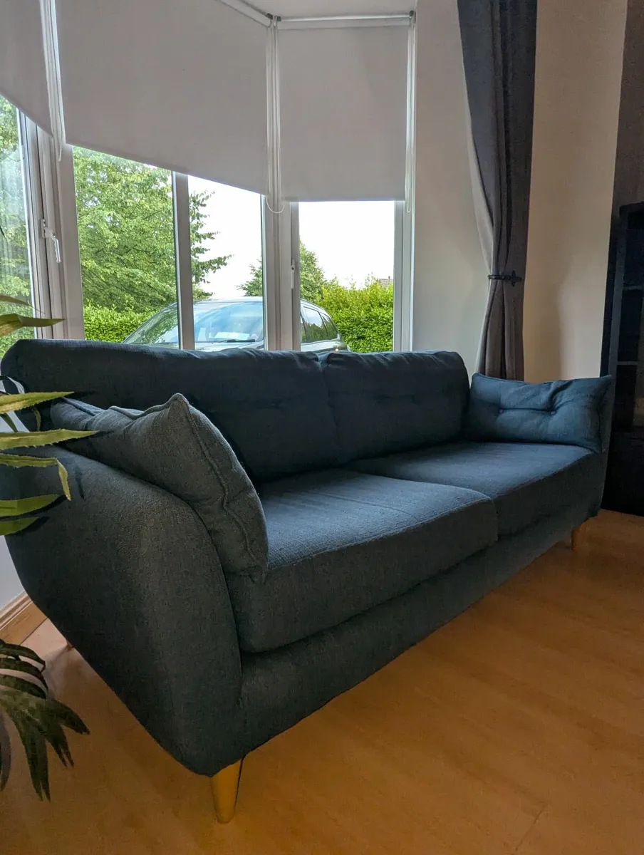 2 x charm 3 seater sofas - Image 2