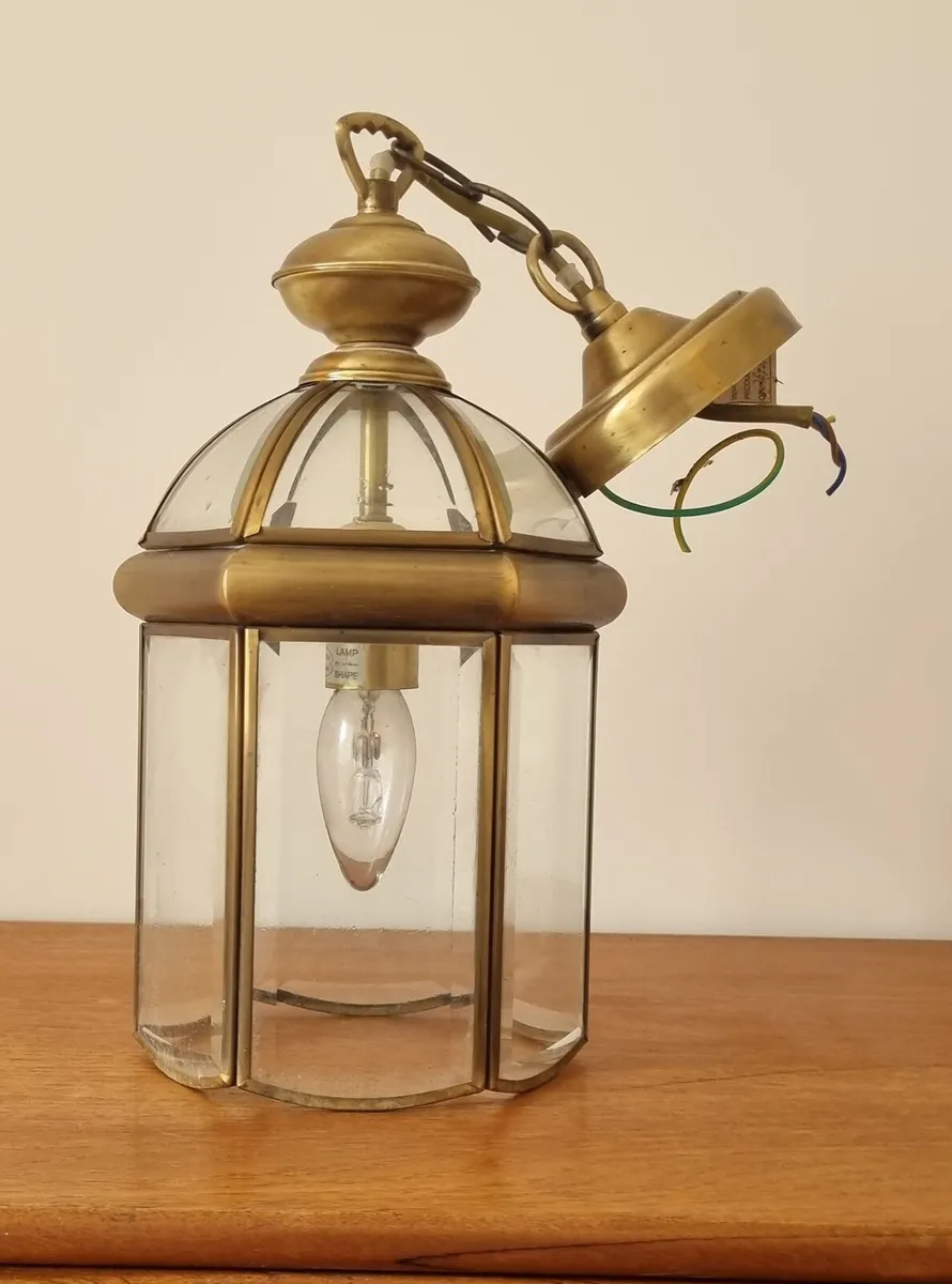 "Arlind" brass pendant light - Image 1