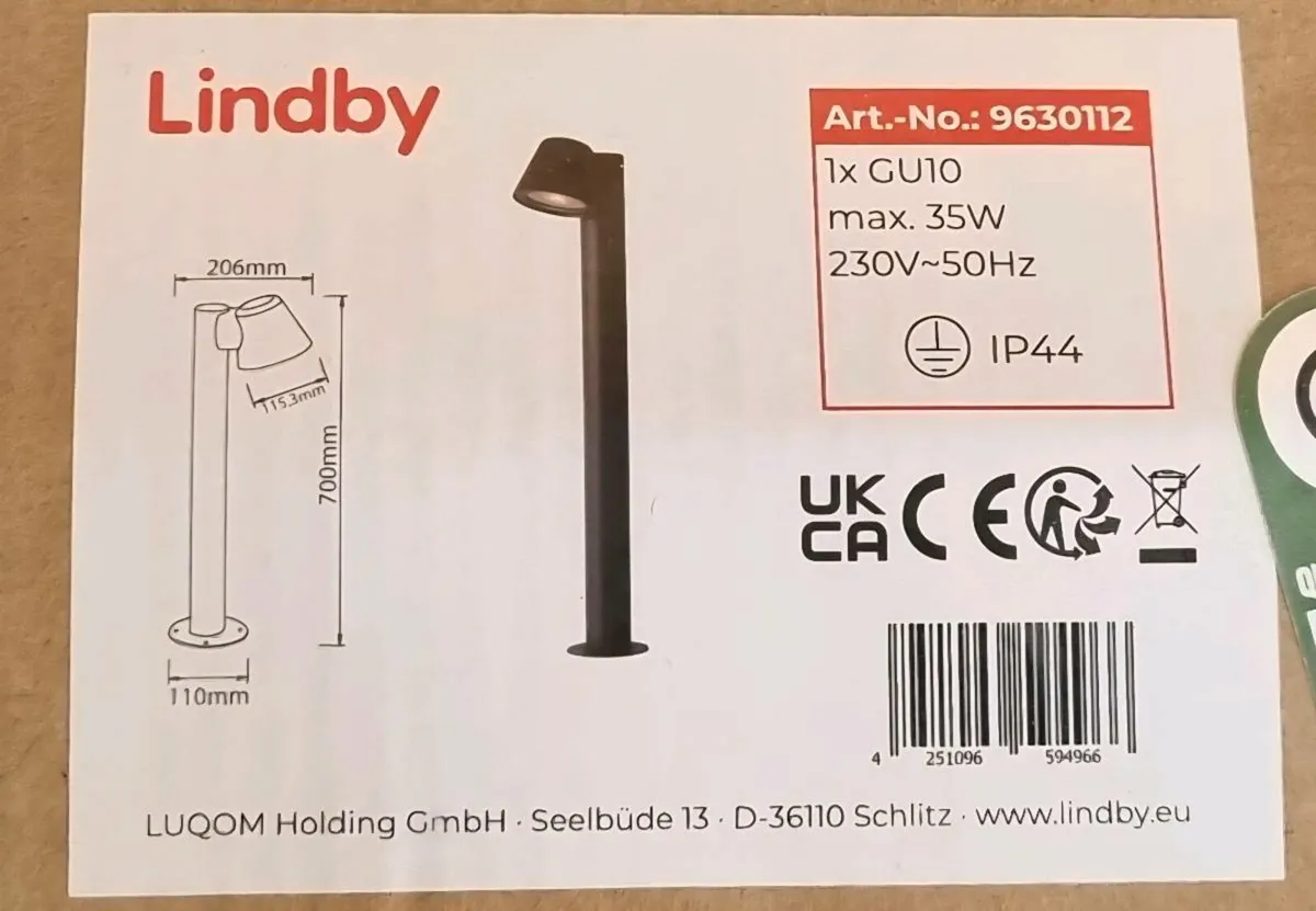 Outdoor light - never used - Image 1