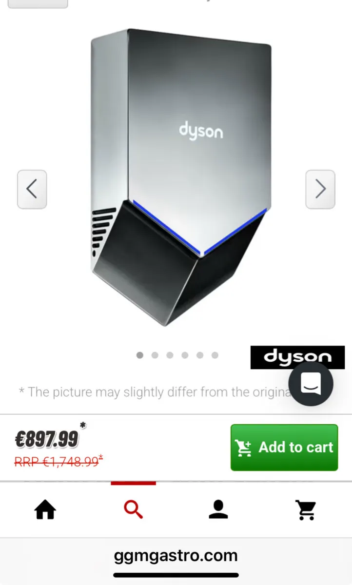 Dyson v hand dryer airblade