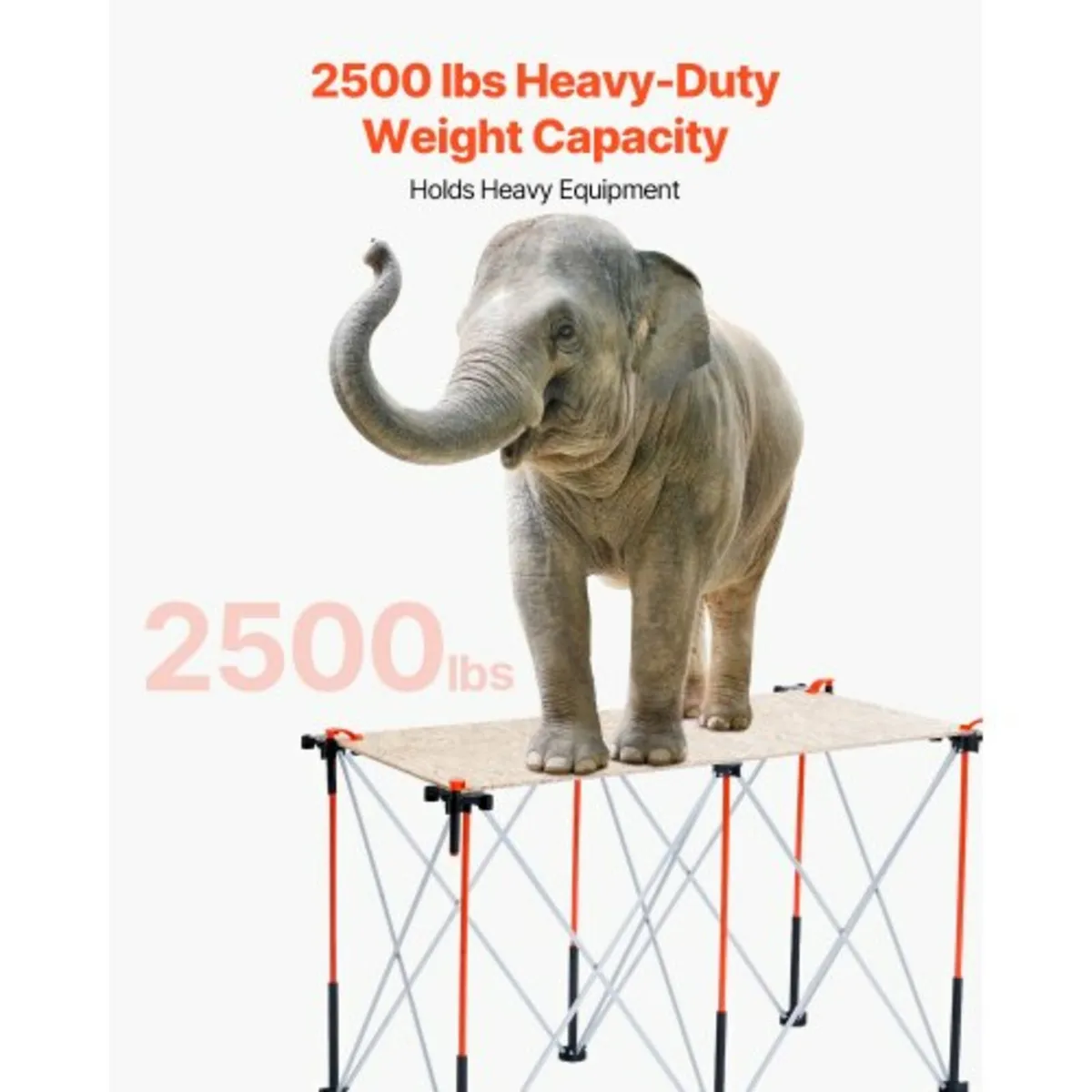 Portable Folding Workstand 1266 x 665 mm Collapsib - Image 3