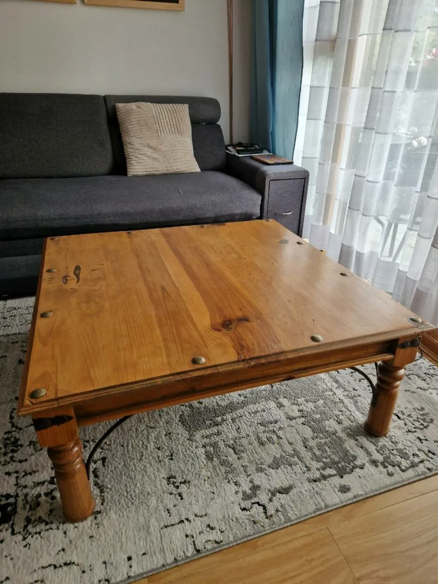 Coffe table 100cm x 100 cm H 40 cm - Image 3