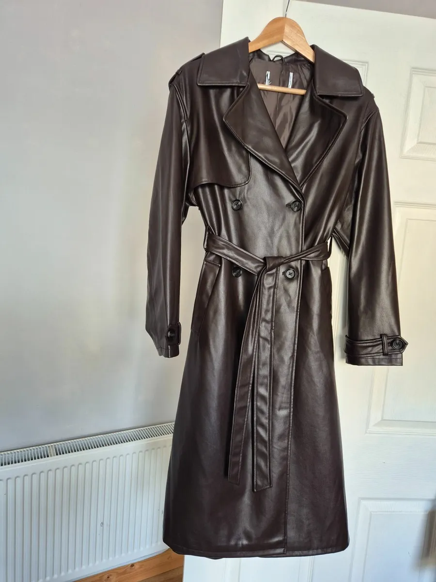 Rita Ora for Primark Chocolate Brown Faux Leather - Image 3