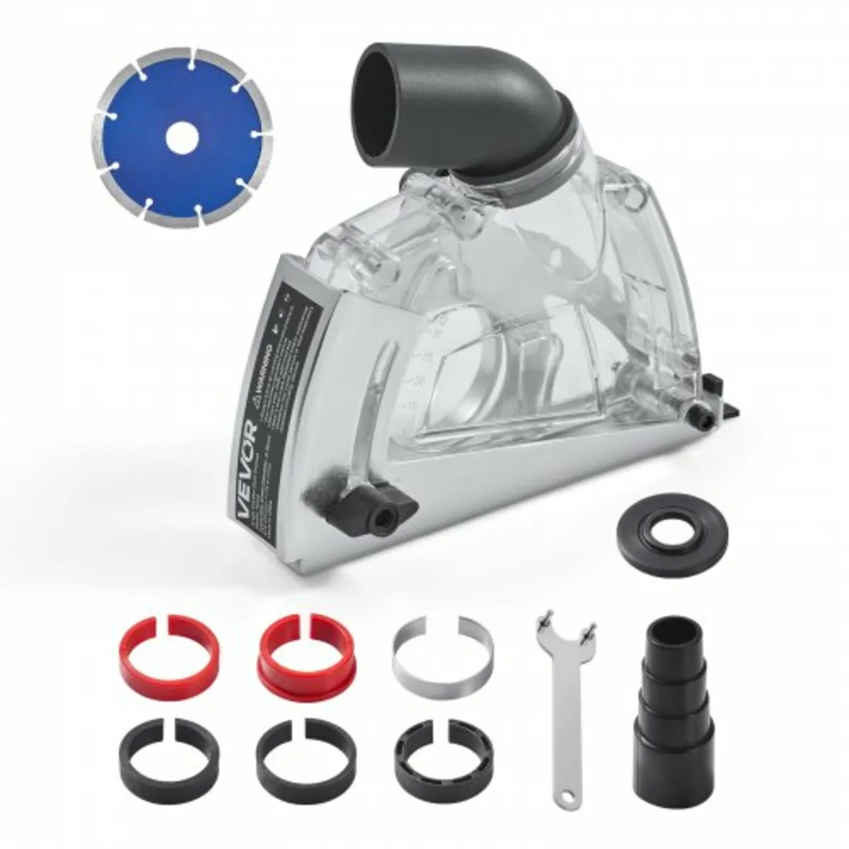 Cutting Dust Shroud for Angle Grinders 4-5 in with - Image 1
