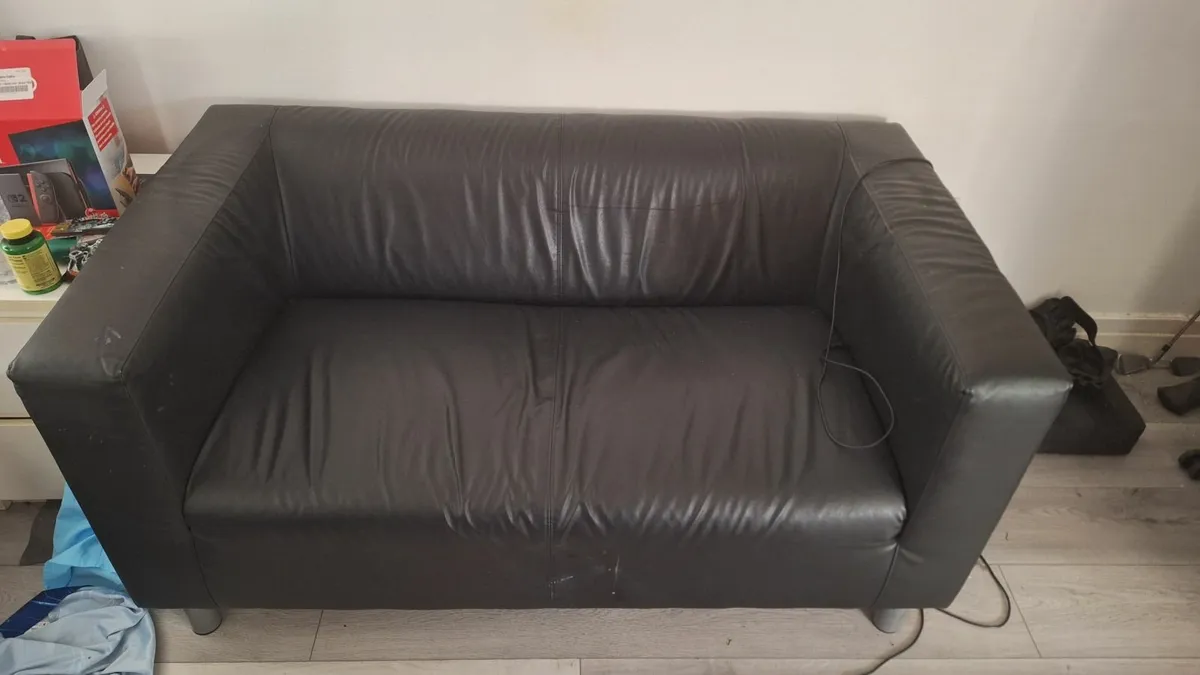 2 Seater Sofa Black