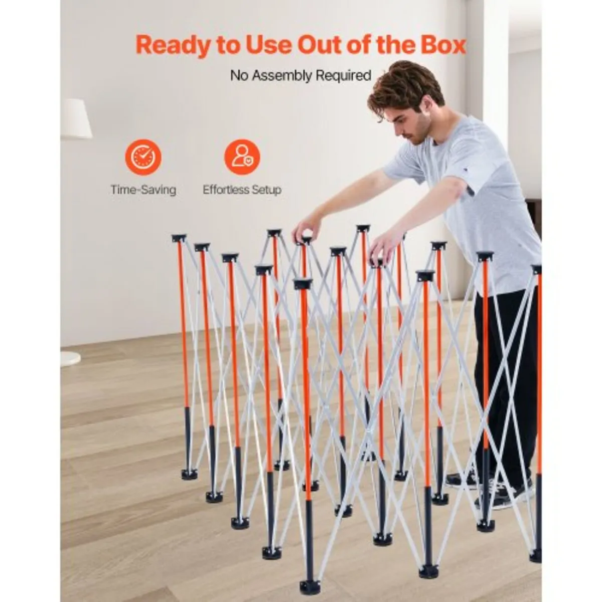 Portable Folding Workstand 2445 x 1255 mm Collapsi - Image 3