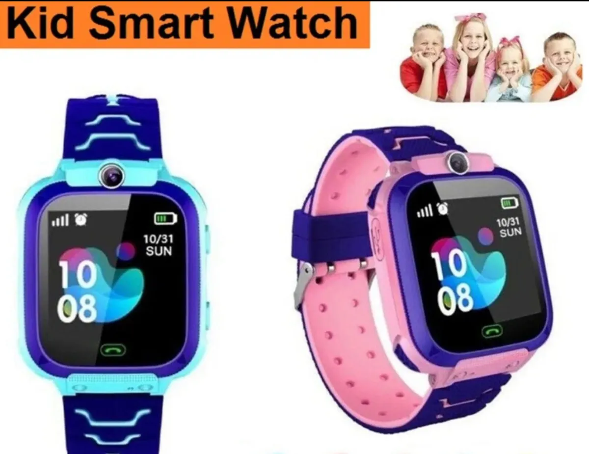 Kids Smart Watch For Boys Girls NEW BLUE OR PINK - Image 2