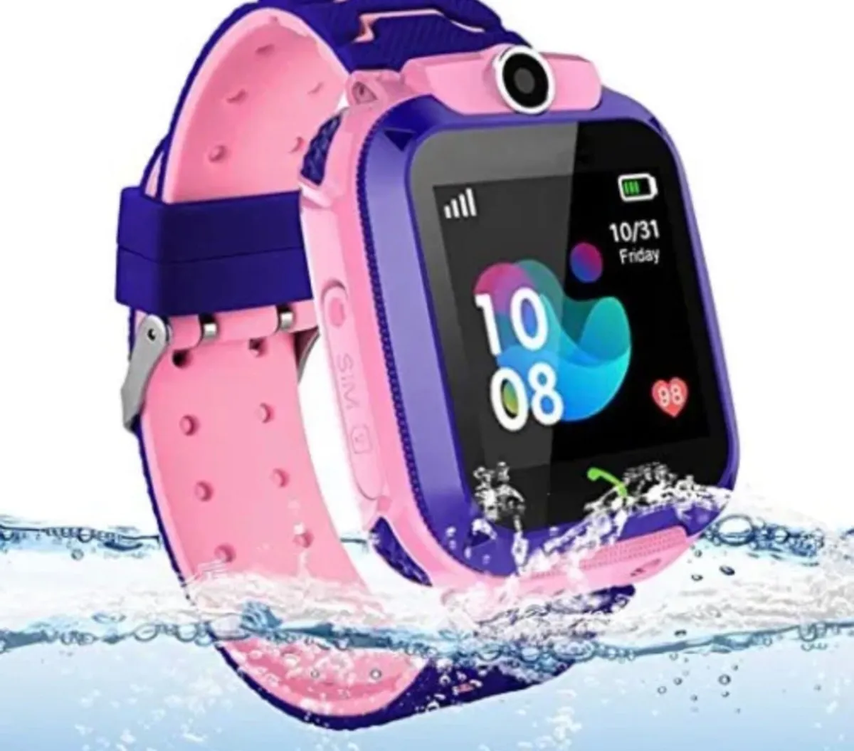 Kids Smart Watch For Boys Girls NEW BLUE OR PINK - Image 3