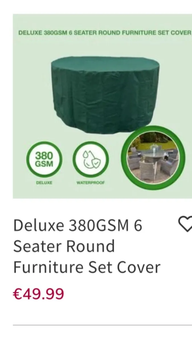 Outdoor furniture cover / round - Image 2