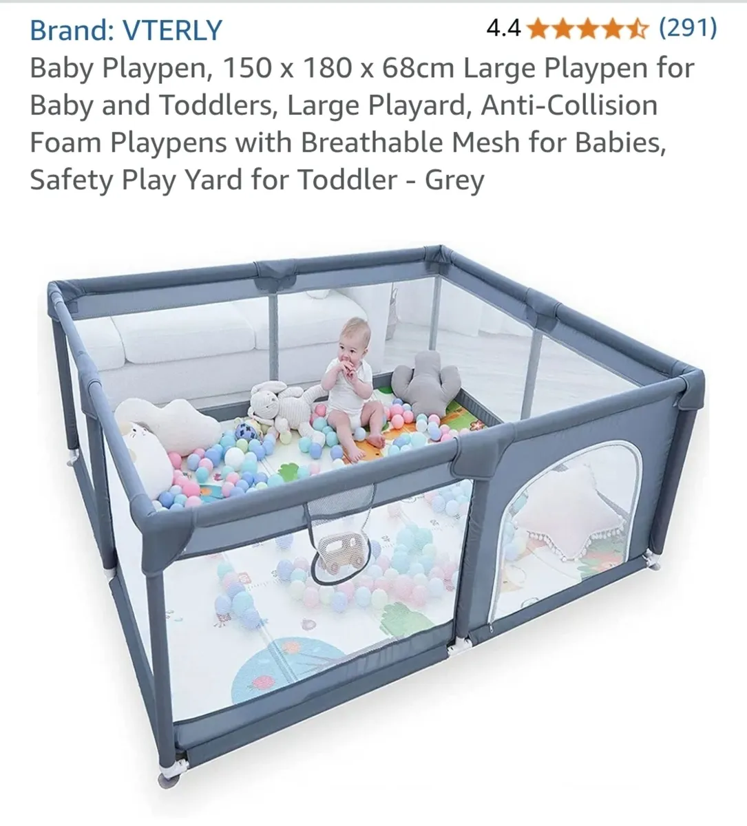 Giant playpen (150×180x68cm) - Image 1