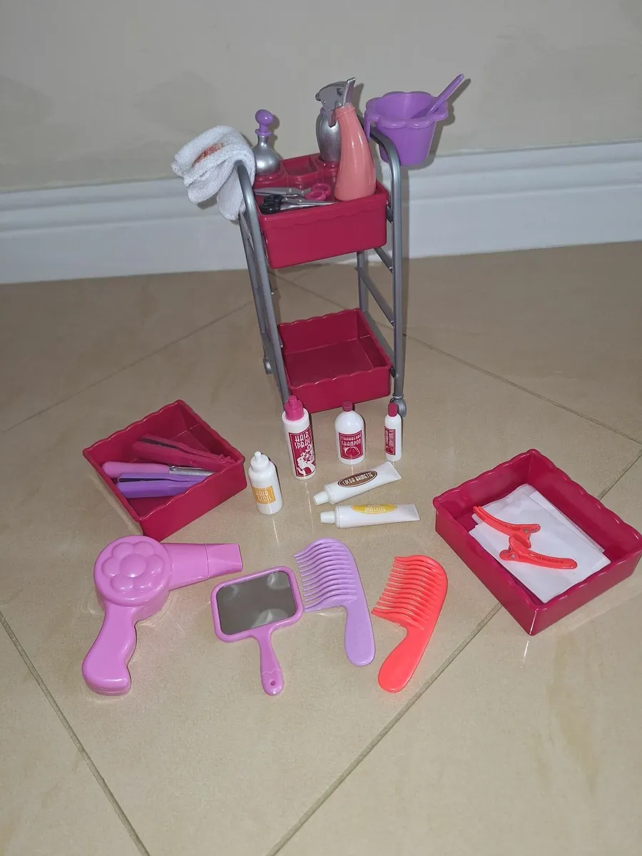 Our Generation Doll Scooter & Salon Chair & Access - Image 4