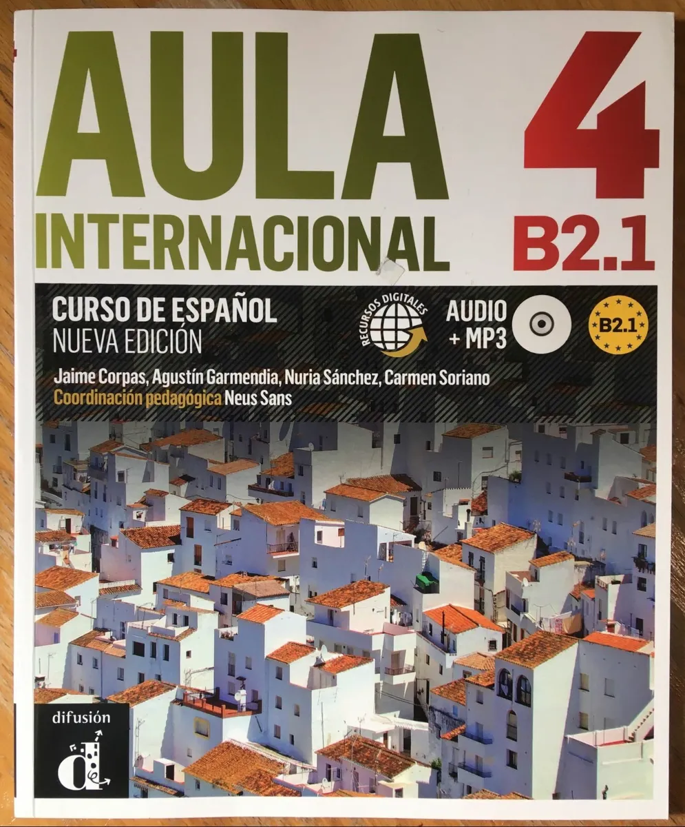 4x Aula International Spanish A2 to B2 Books +CDs - Image 4