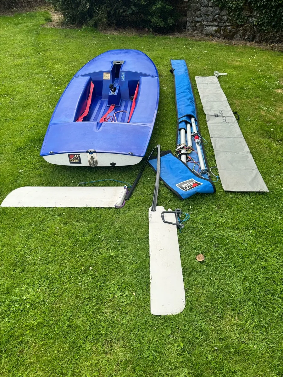 Topper sailing dinghy - Image 2