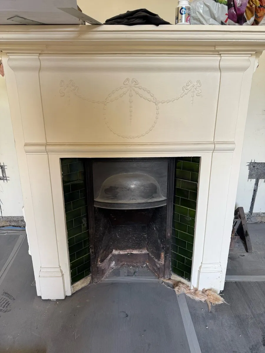 Victorian fireplace cast iron - Image 1