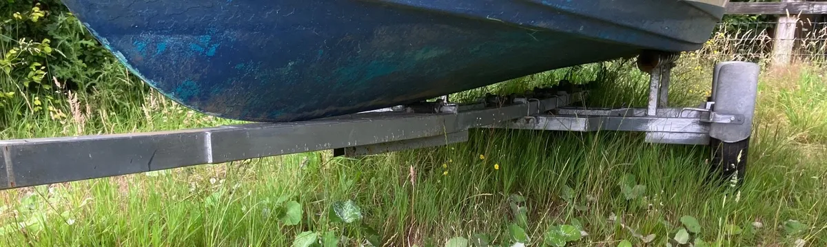 BOAT TRAILER BUNKED 4 WHEELED UP TO 20 FT - Image 2