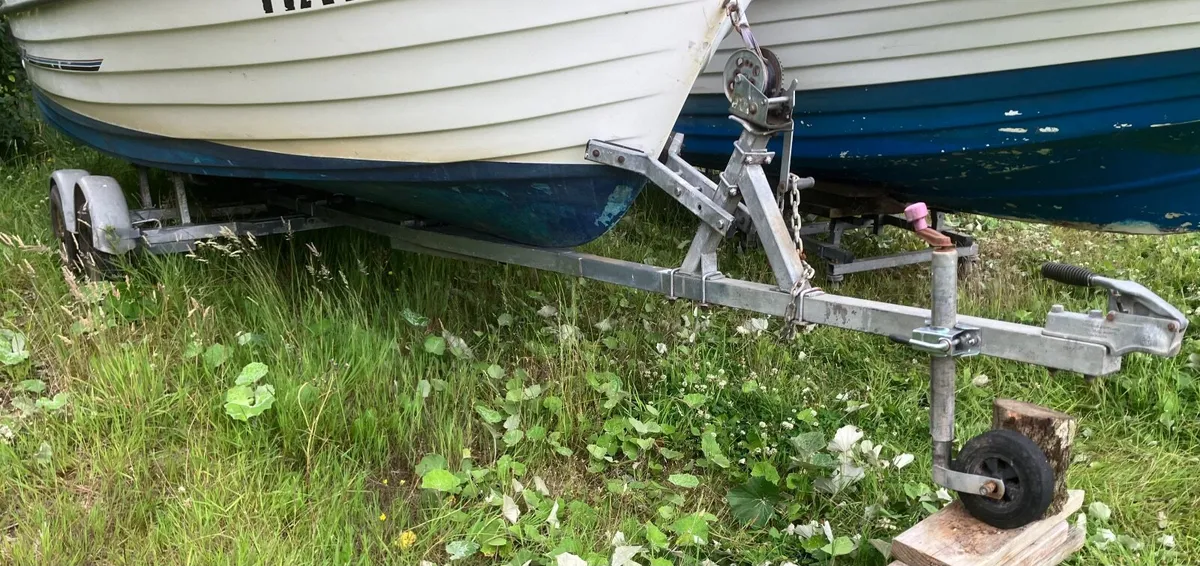 BOAT TRAILER BUNKED 4 WHEELED UP TO 20 FT - Image 4