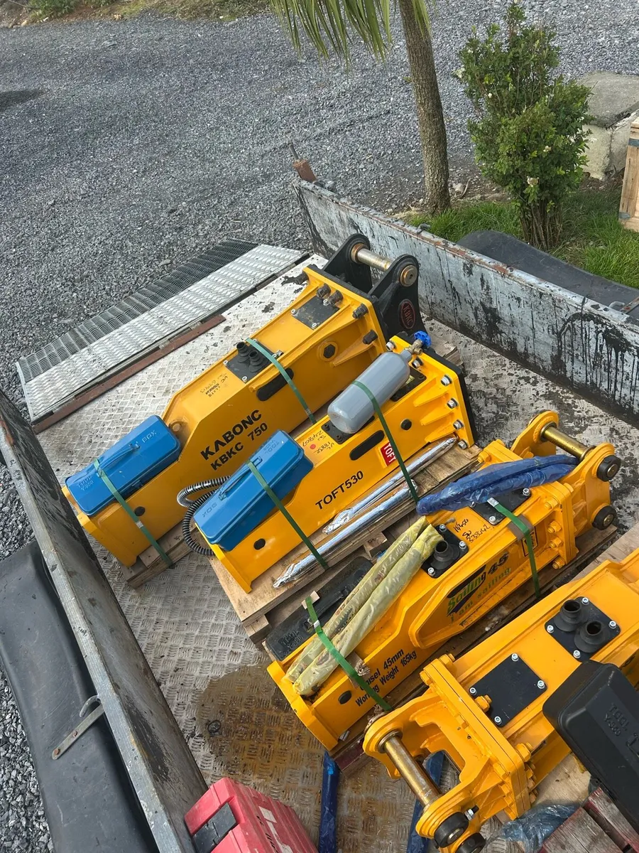 Unused Rock breakers to suit 2-8t diggers - Image 2