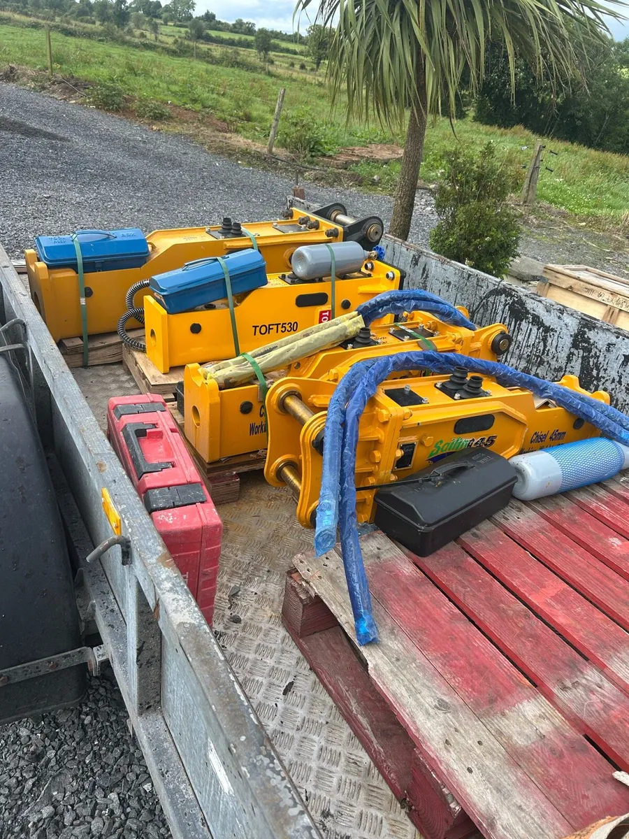 Unused Rock breakers to suit 2-8t diggers - Image 4