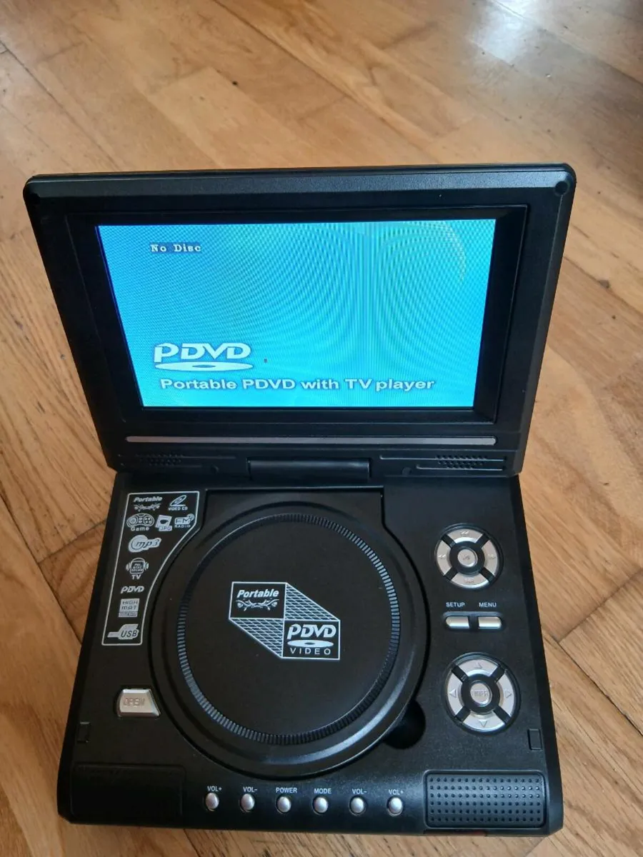 Mini tv dvd player including 300games can deliver - Image 3