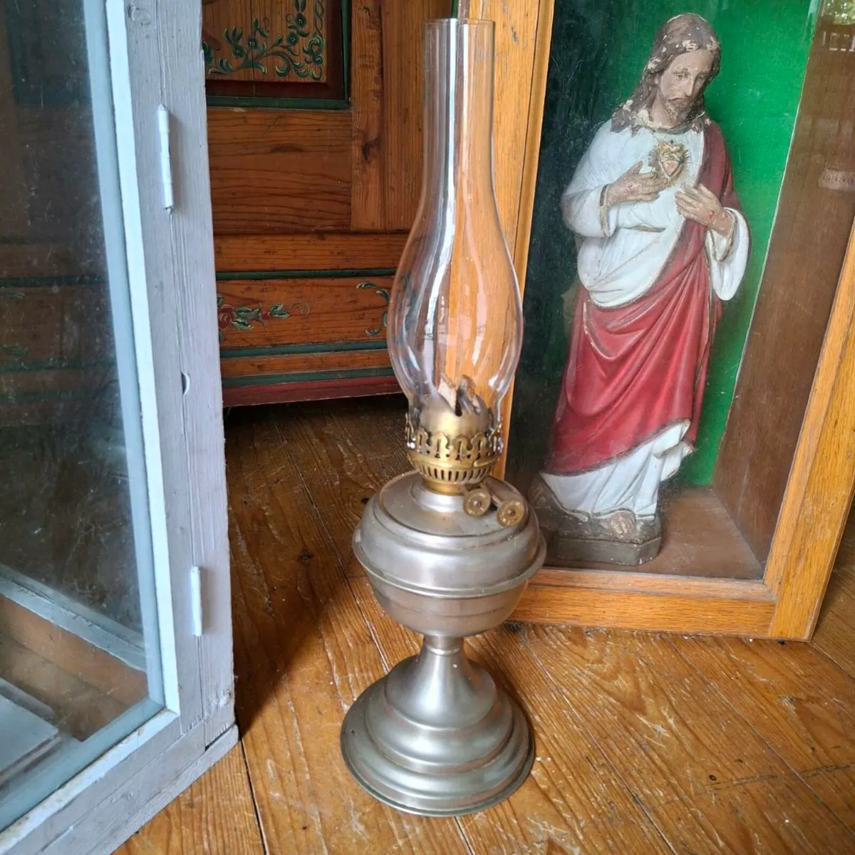Duplex Brass Oil Lamp - Image 1